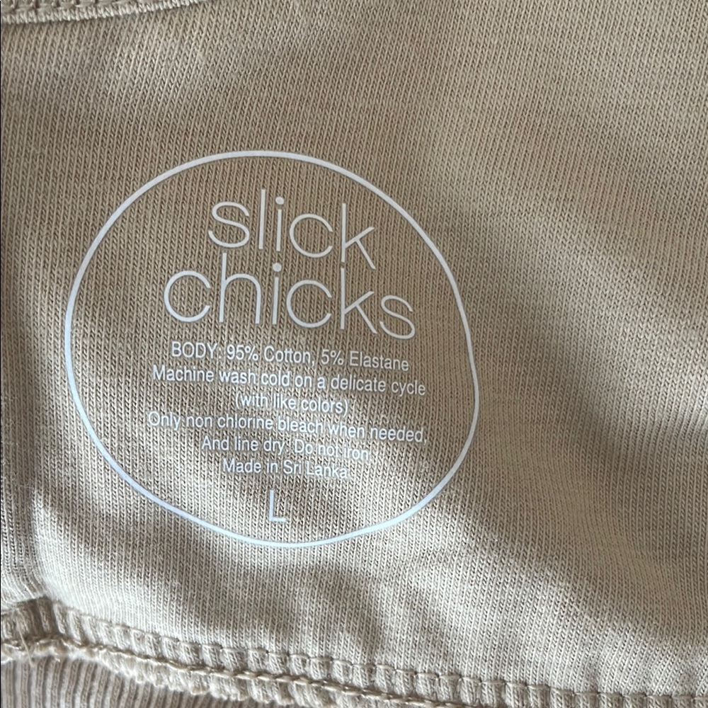 Slick Chicks wireless front zip lounge bra size Large - Picture 6 of 10